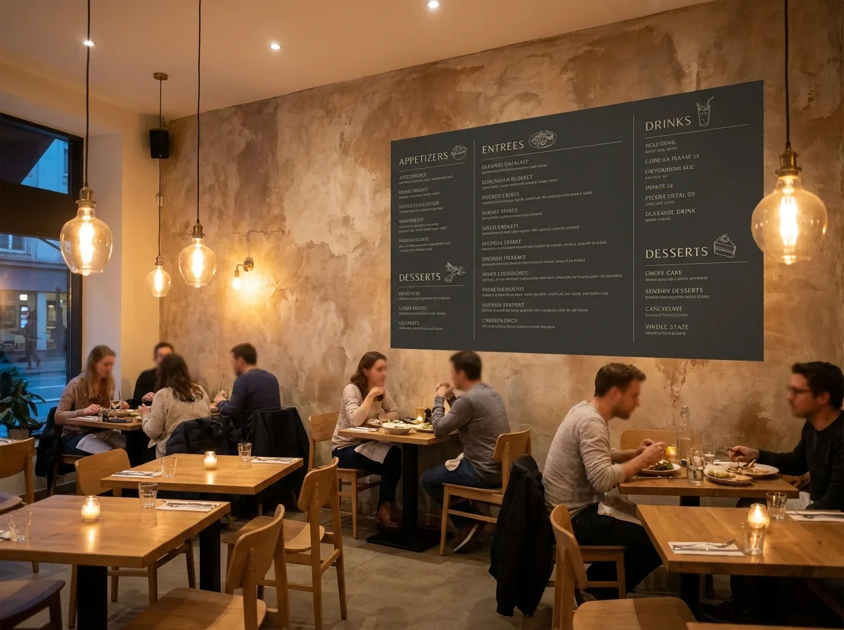 Restaurants wall print